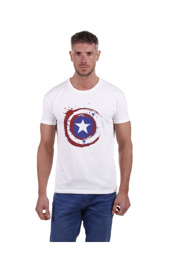Camiseta Capitan Hombre The Time Of Bocha PV1CCAPI Blanco