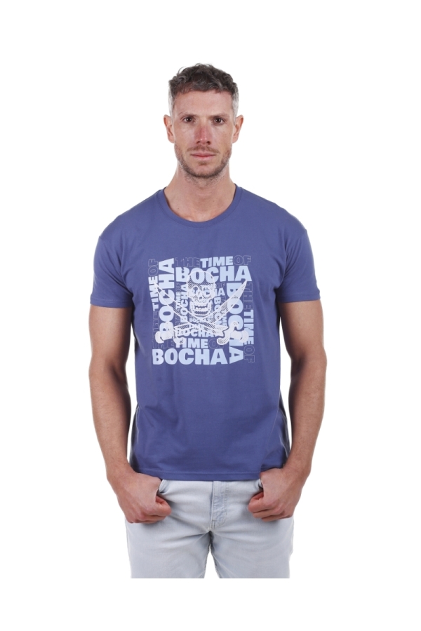 Camiseta Time Hombre The Time Of Bocha PV1CTIME Denim