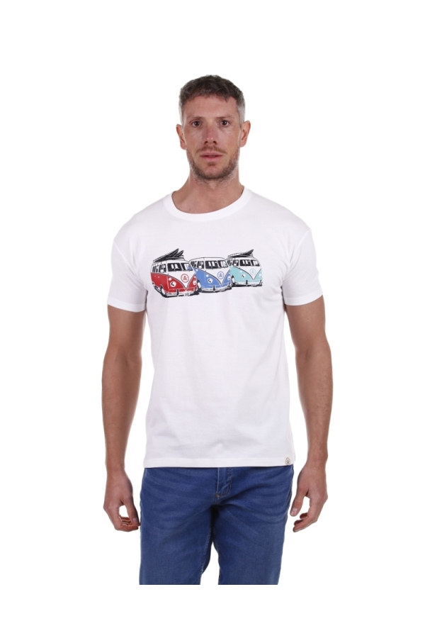 Camiseta Wagen Hombre The Time Of Bocha PV1CWAGEN Blanco